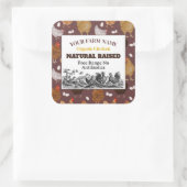 Aufkleber für die Kennzeichnung von Hühnern (Tasche)