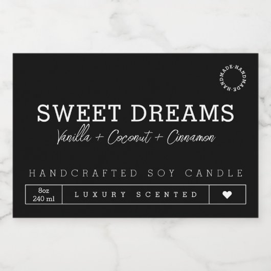 Aufkleber für die Kennzeichnung von Schwarzkerzenp (Einzelnes Label)