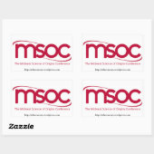 Aufkleber für die Konferenz "Midwest Science of Or (Blatt)