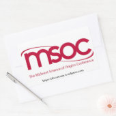 Aufkleber für die Konferenz "Midwest Science of Or (Umschlag)