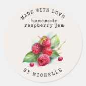 Aufkleber für die Konservierung von Raspberry Wate (Vorderseite)