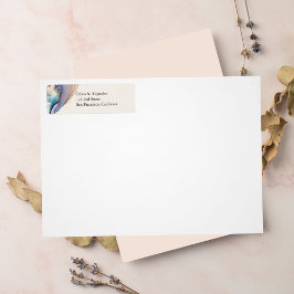 Aufkleber für die kosmische Rücksendeadresse