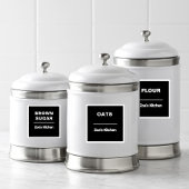 Aufkleber für die Küchenorganisation | Etikett für