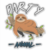 Aufkleber für die Lazy-Party (Vorderseite)
