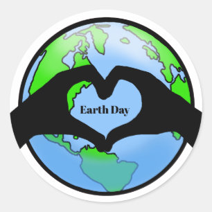 Aufkleber für die Liebe des Earth Day