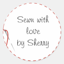 Aufkleber für die Liebe nähen