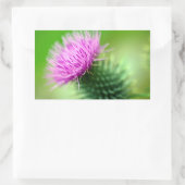 Aufkleber für die lila Blume (Tasche)