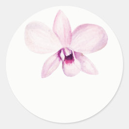 Aufkleber für die Lila Orchid-Gastgeschenk Hochzei