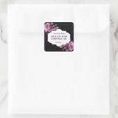 Aufkleber für die lila Rose (Tasche)