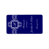 Aufkleber für die Lippenpfanne mit weißer Romance Adressaufkleber (Vorne)