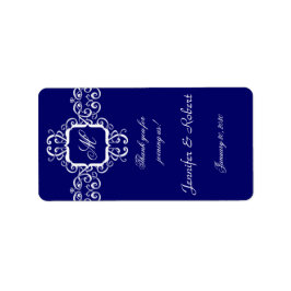 Aufkleber für die Lippenpfanne mit weißer Romance Adressaufkleber