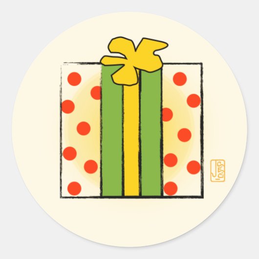 Aufkleber für die Mod-Geschenkboxen (Vorderseite)