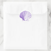 Aufkleber für die Muschel des Violetts (Tasche)