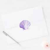 Aufkleber für die Muschel des Violetts (Umschlag)