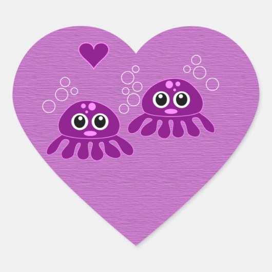 Aufkleber für die Octopus-Liebe, anpassbar (Vorderseite)
