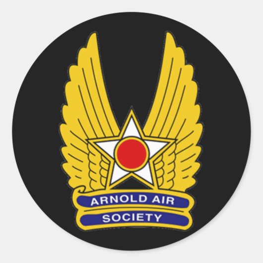 Aufkleber für die offizielle Arnold Air Society (Vorderseite)