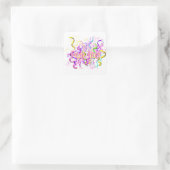 Aufkleber für die Party-Zeit-Platz (Tasche)