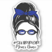 Aufkleber für die personalisierte Mama (Vorderseite)