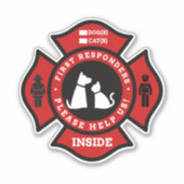 Aufkleber für die persönliche Patientenwarnung für (Vorderseite)