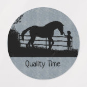 Aufkleber für die Pferdeausbildung (Design 1)