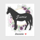 Aufkleber für die Pferdefarm (Blatt)