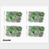 Aufkleber für die Pflanze (von Nikki Lindt) (Blatt)