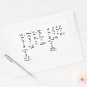 Aufkleber für die Physikalische Formel T - Shirt (Umschlag)