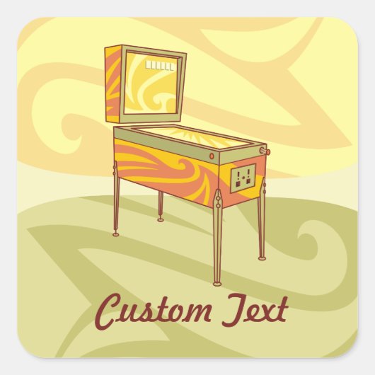 Aufkleber für die Pinball-Maschine (Vorderseite)