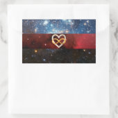 Aufkleber für die Polyamory-Herznebel (Tasche)