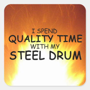 Aufkleber für die Qualitätszeit von Stahltrommel