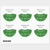 Aufkleber für die Radspitze (Blatt)