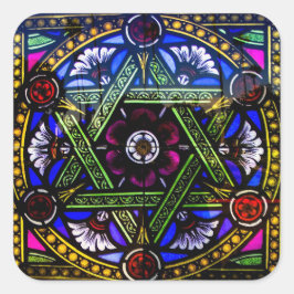 Aufkleber für die Religiöse Kirche aus festem Glas