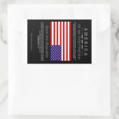 Aufkleber für die Republik gerettet (Tasche)