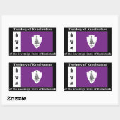 Aufkleber für die Republik Kanienkeh (Mohawk Natio (Blatt)