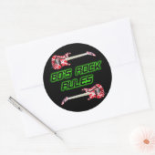 Aufkleber für die Rock Rules der 80er Jahre (Umschlag)