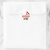 Aufkleber für die rosa und braune Buggy (Tasche)