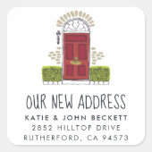 Aufkleber für die rote Tür (Vorderseite)