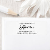 Aufkleber für die Rücksendeadresse von benutzerdef (Insitu)