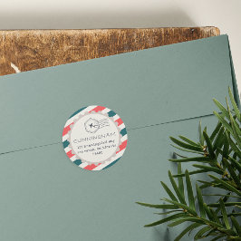 Aufkleber für die Rücksendeadresse von Luftpost