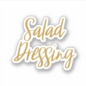 Aufkleber für die Salatbearbeitung (Vorderseite)