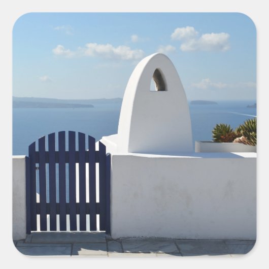 Aufkleber für die Santorini-Architektur (Vorderseite)