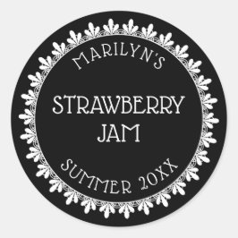 Aufkleber für die schwarze und weiße Konservierung