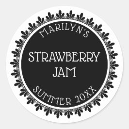 Aufkleber für die schwarze und weiße Konservierung