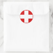 Aufkleber für die Schweizer Flagge (Tasche)