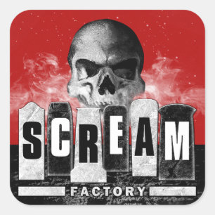 Aufkleber für die Scream Factory