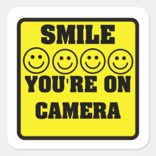 Aufkleber für die Sicherheitskamera