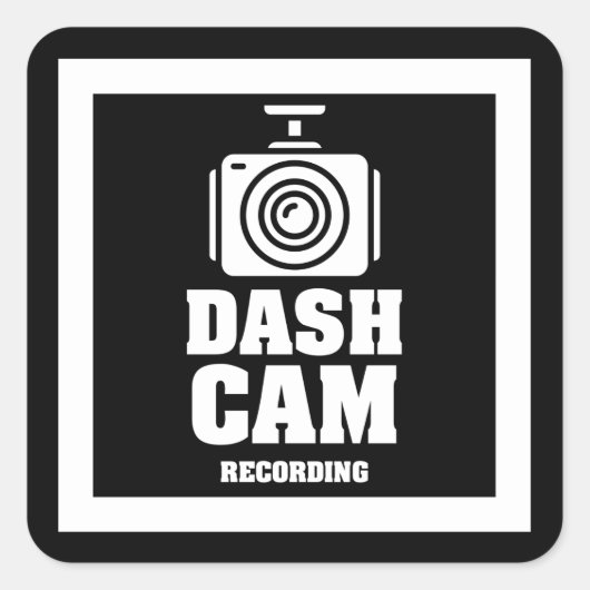 Aufkleber für die Sicherheitskamera (Vorderseite)