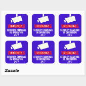 Aufkleber für die Sicherheitskamera (Blatt)