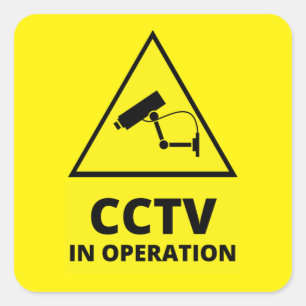 Aufkleber für die Sicherheitskamera