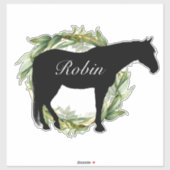 Aufkleber für die Silhouette personalisiert (Blatt)